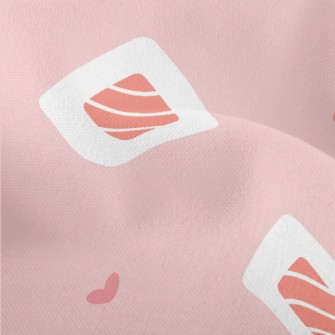 Japanese Salmon Sushi Roll Lightweight Performance Linen