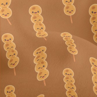 Cartoon Soy Sauce Dumplings Lightweight Performance Linen