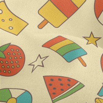 Retro Summer Beach Lightweight Performance Linen