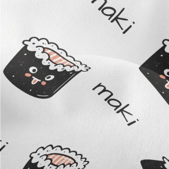 Salmon Sushi Roll Lightweight Performance Linen