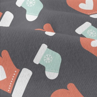 Christmas Gloves And Socks Modern Jersey