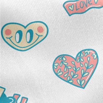 Valentine's Day Naughty He Jersey Backed Fleece