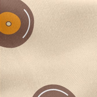 Retro Vinyl Records Jersey Backed Fleece