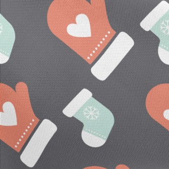 Christmas Gloves And Socks Pongee