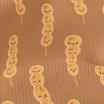 Cartoon Soy Sauce Dumplings Stretch Jersey