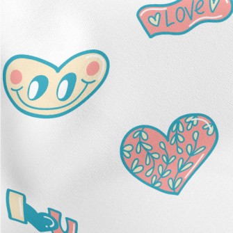 Valentine's Day Naughty He Lightweight Cotton Poplin