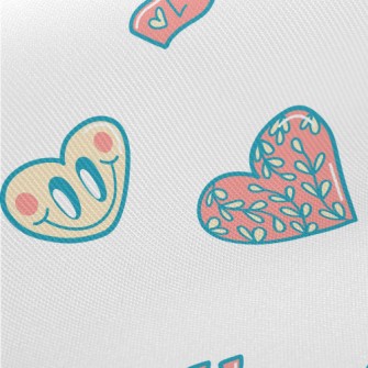 Valentine's Day Naughty He Midweight Cotton Poplin