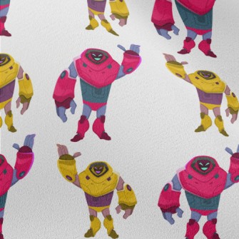Handsome Colorful Robot Chiffon