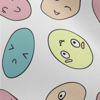 Playful Expression Easter Eggs Chiffon