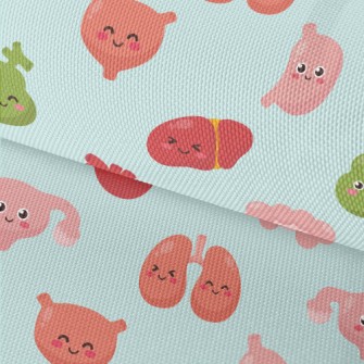 Smiling Human Body Organs Waterproof Oxford