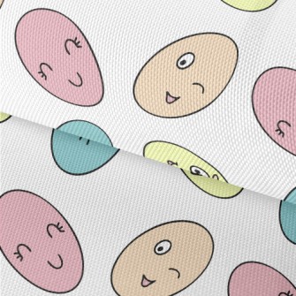 Playful Expression Easter Eggs Waterproof Oxford