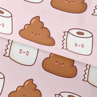 Cartoon Toilet Paper Waterproof Oxford