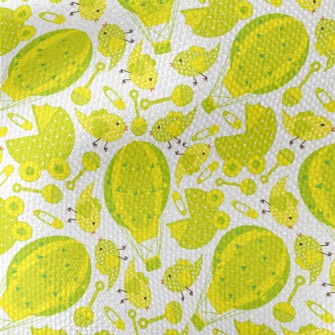 Yellow Green Baby Toy Waterproof Canvas