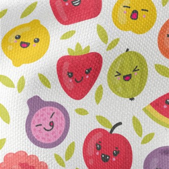 Cartoon Playful Fruits Waterproof Canvas