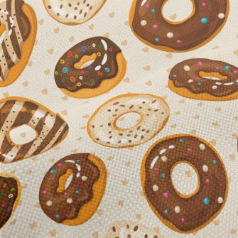 Chocolate Icing Donuts Performance Linen