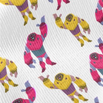 Handsome Colorful Robot Standard Corduroy