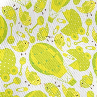 Yellow Green Baby Toy Standard Corduroy