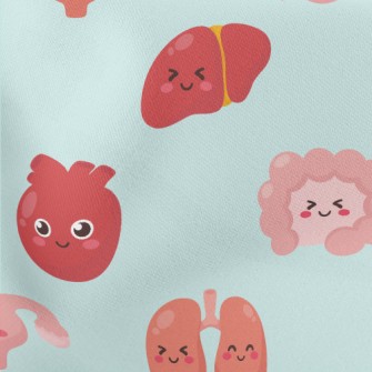Smiling Human Body Organs Stretch Ponte