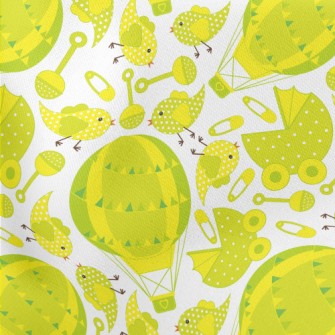 Yellow Green Baby Toy Stretch Ponte