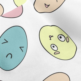 Playful Expression Easter Eggs Micro Fleece