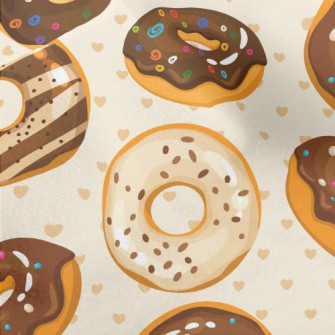 Chocolate Icing Donuts Micro Fleece