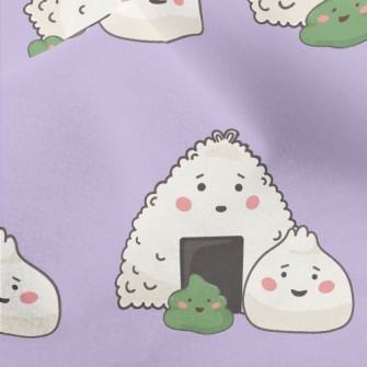 Triangular Rice Balls And Stea Micro Fleece