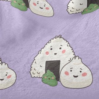 Triangular Rice Balls And Stea Minky
