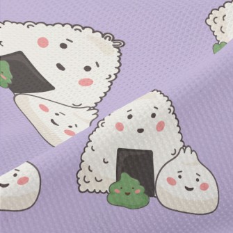 Triangular Rice Balls And Stea Piqué