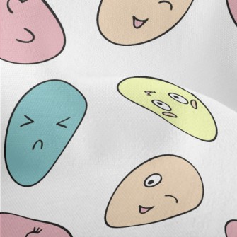 Playful Expression Easter Eggs Lightweight Performance Linen