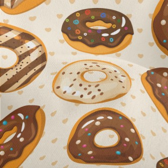 Chocolate Icing Donuts Lightweight Performance Linen