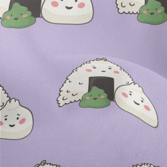 Triangular Rice Balls And Stea Lightweight Performance Linen
