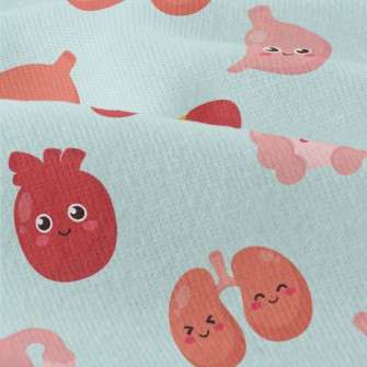 Smiling Human Body Organs Modern Jersey