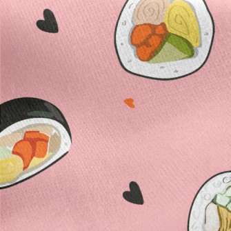 Korean Rice Rolls Jersey Backed Fleece