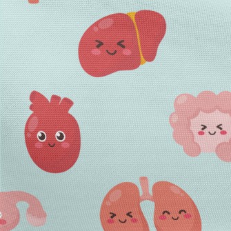 Smiling Human Body Organs Pongee