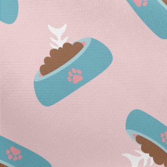 Cartoon Cat Food Bowl Pongee