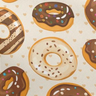 Chocolate Icing Donuts Pongee