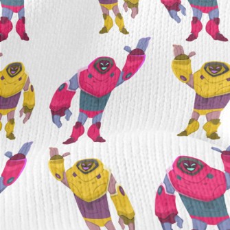 Handsome Colorful Robot Stretch Jersey