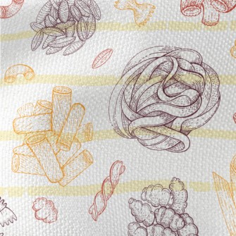 Sketch Pasta Waterproof Canvas