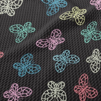 Colorful Basket With Empty But Birdseye Piqué