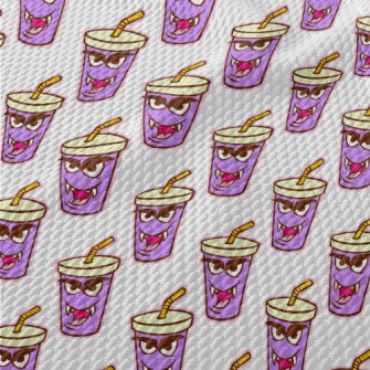 Anthropomorphic Fang Drink Birdseye Piqué