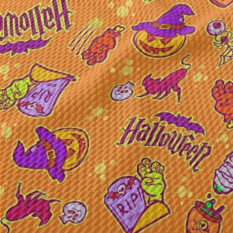 Evil Halloween Birdseye Piqué