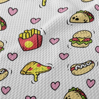 Delicious Fast Food Birdseye Piqué