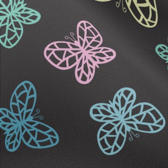 Colorful Basket With Empty But Chiffon