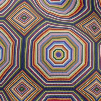 Colorful Octagon Chiffon