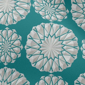 Polygonal Lace Flower Chiffon