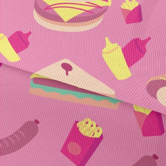 Hamburger Hot Dog Sandwich Waterproof Oxford