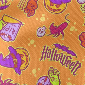 Evil Halloween Waterproof Canvas