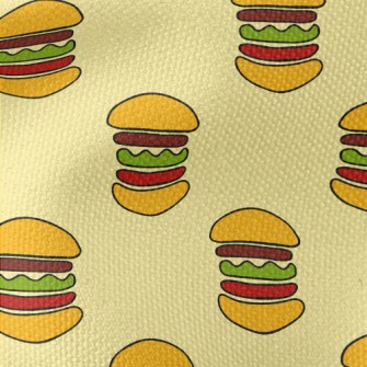 Classic Mac Burger Waterproof Canvas