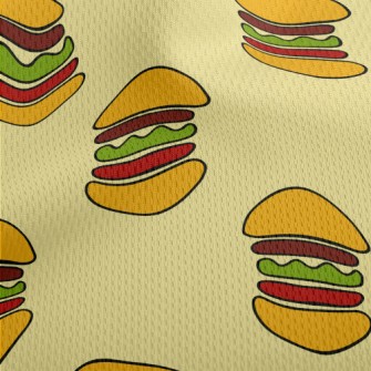 Classic Mac Burger Athletic Mesh Flat Back