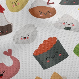 Cute Food Athletic Mesh Flat Back